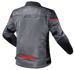 LS2 Riva Siyah - Gri - Kırmızı Mont