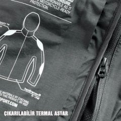 Revit Voltiac 3 H2O Siyah - Gri Kışlık Mont