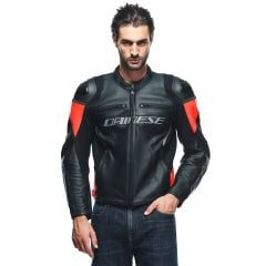 Dainese Racing 4 Black Fluo Red Mont