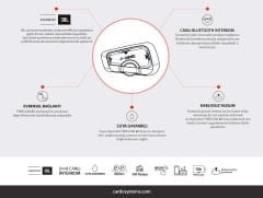 CARDO FREECOM 2X JBL INTERCOM (TEKLİ PAKET)