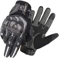 Scoyco MC109 Karbon Fiber Korumalı Yazlık Eldiven (Siyah-Gri)