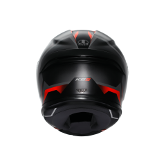 Agv K6 S Karve Matt Blk Grey Red Kapalı Kask