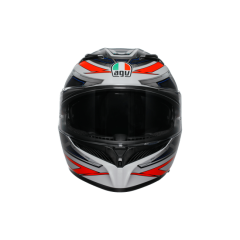 Agv K3 Space Matt White Red Fluo Kapalı Kask