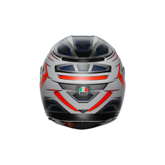 Agv K3 Space Matt White Red Fluo Kapalı Kask