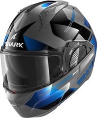 Shark Evo Gt Tekline Antrasit Chrome Blue AUB