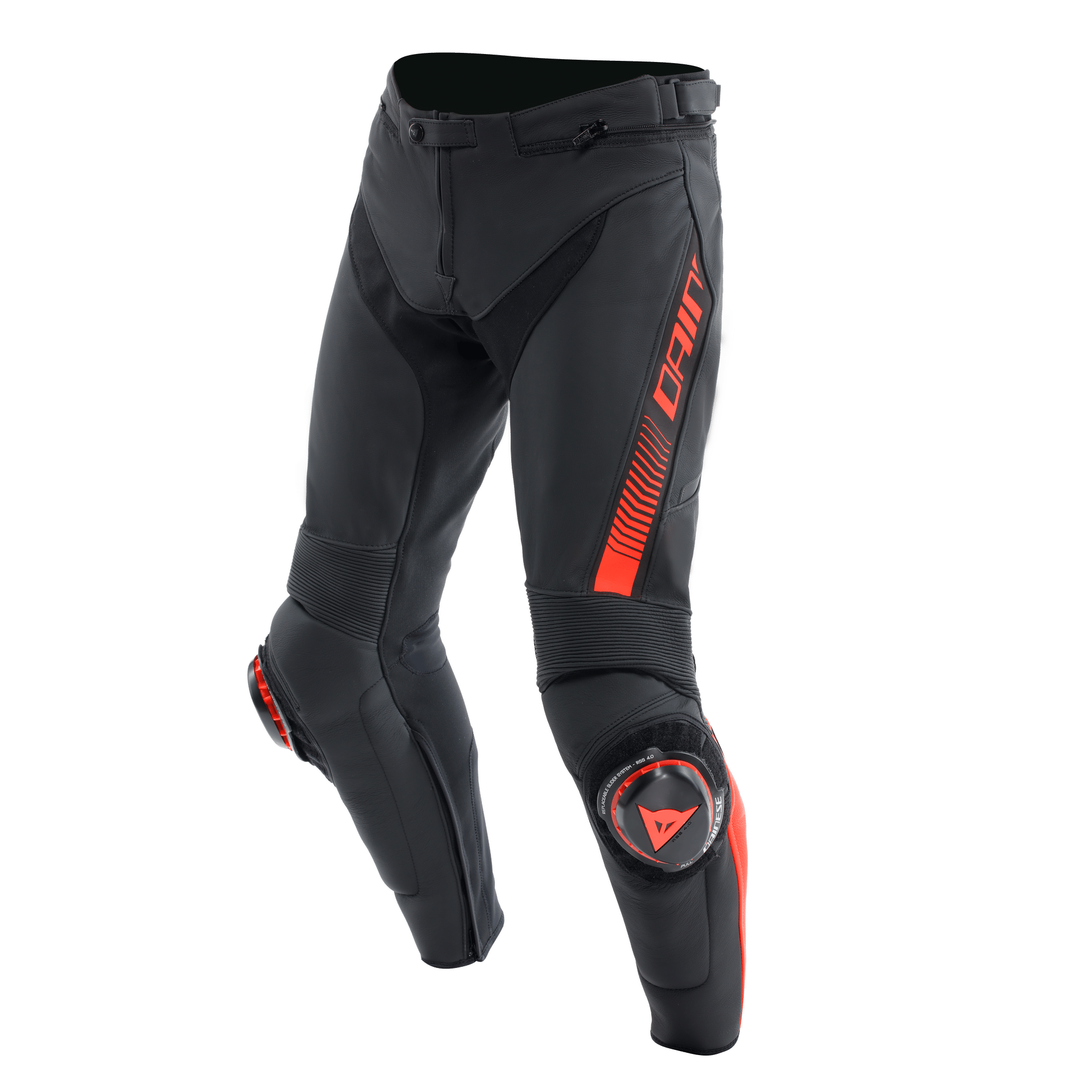 Dainese SuperSpeed Black Red Deri Pantolon