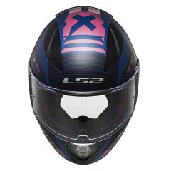 LS2 Rapid 2 Xtreet Mat Mavi Mor Kapalı Kask