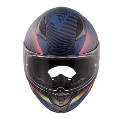 LS2 Rapid 2 Optik Mat Mavi Mor Kapalı Kask