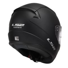 LS2 Rapid 2 Mat Siyah Kapalı Kask