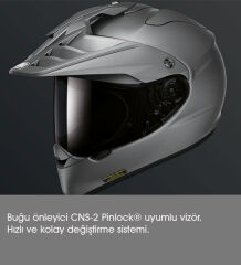 SHOEI HORNET ADV MAT SİYAH KASK
