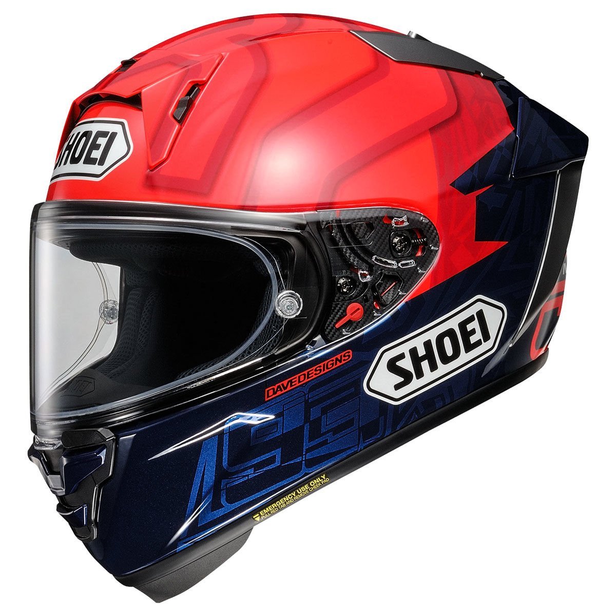 SHOEI X-SPIRIT Pro Marquez 7 TC-1 Kapalı Kask