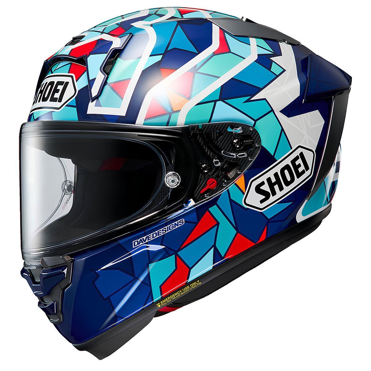 SHOEI X-SPIRIT Pro Marquez Barcelona TC-10 Kapalı Kask