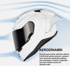 NEXX X.R3R Precision Mat Karbon Siyah Kırmızı Kapalı Kask