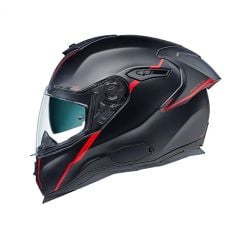 Nexx Sx.100R Shortcut Mat Siyah Kırmızı Kapalı Kask