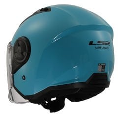 LS2 Airflow 2 Solid Turkuaz Açık Kask