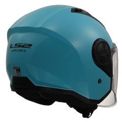 LS2 Airflow 2 Solid Turkuaz Açık Kask