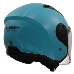 LS2 Airflow 2 Solid Turkuaz Açık Kask