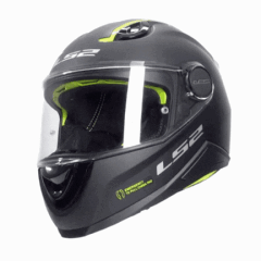 LS2 KID MAT SİYAH ÇOCUK KASK
