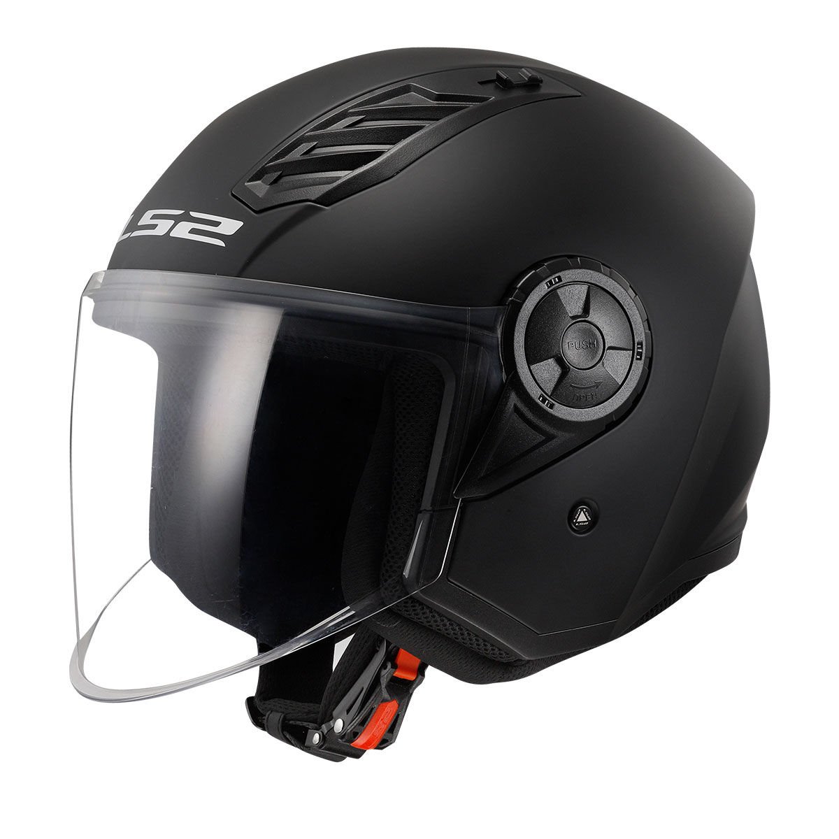 LS2 Airflow 2 Mat Siyah Açık Kask