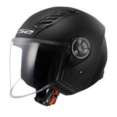LS2 Airflow 2 Mat Siyah Açık Kask