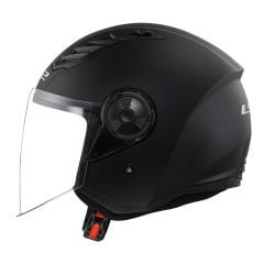 LS2 Airflow 2 Mat Siyah Açık Kask