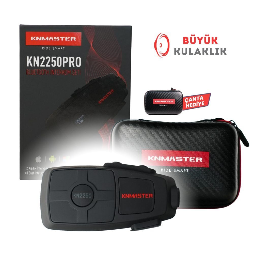 Knmaster KN2250 PRO Bluetooth İntercom