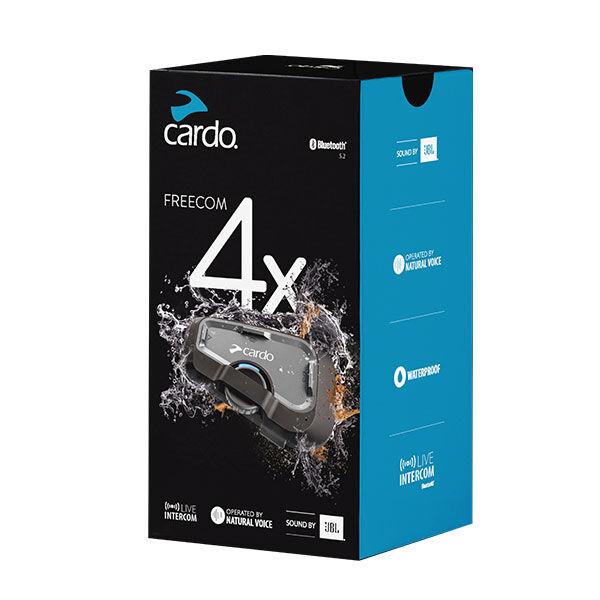 CARDO FREECOM 4X JBL Bluetooth ve İntercom (TEKLİ PAKET)