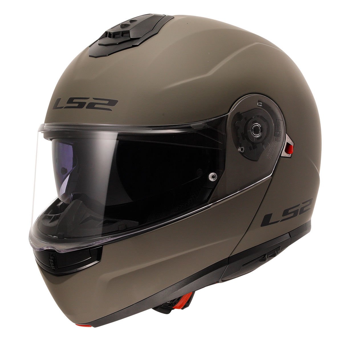 LS2 Strobe 2 Mat Kum Çene Açılır Kask