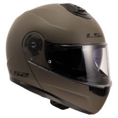 LS2 Strobe 2 Mat Kum Çene Açılır Kask