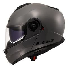 LS2 Strobe 2 Nardo Gri Çene Açılır Kask