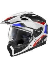 Nolan N70.2 x Torpedo N-Com Metal White Modüler Kask