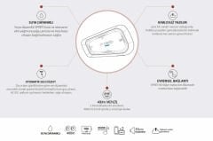 Cardo Spirit Bluetooth Ve İntercom (TEKLİ PAKET)