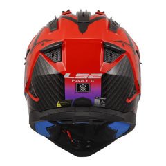 LS2 Fast 2 Wash Kırmızı Kask