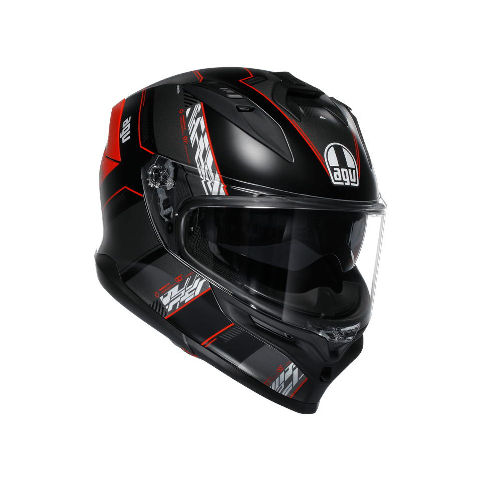 Agv K7 MPLK Kyber Matt Black Red Kask