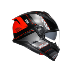 Agv K7 MPLK Kyber Matt Black Red Kask