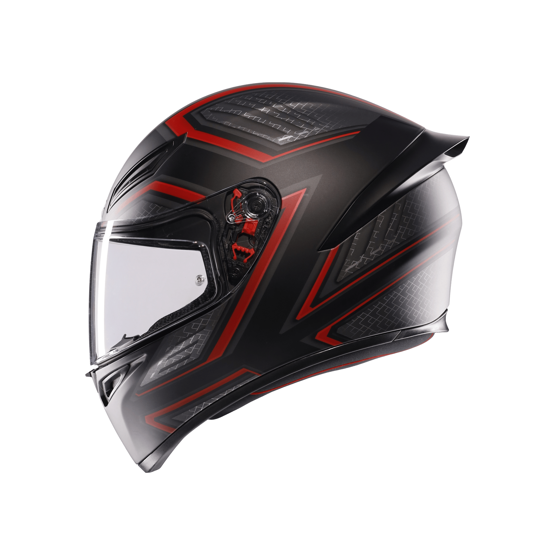 Agv K1 S Sling Matt Black Red Kapalı Kask M