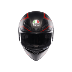 Agv K1 S Sling Matt Black Red Kapalı Kask