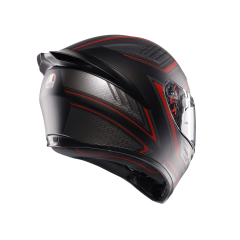 Agv K1 S Sling Matt Black Red Kapalı Kask M