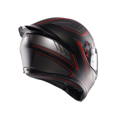 Agv K1 S Sling Matt Black Red Kapalı Kask
