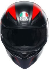 Agv K1 S Warmup Matt Black Red Kapalı Kask