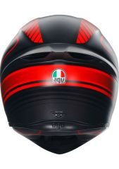 Agv K1 S Warmup Matt Black Red Kapalı Kask