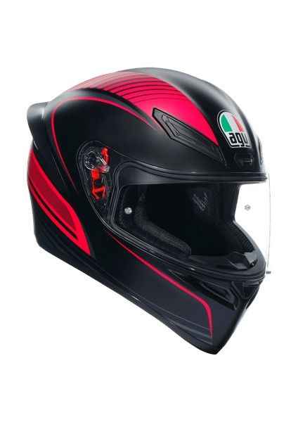 Agv K1 S Warmup Black Pink Kapalı Kask