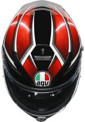 Agv K5 S Multi Plk Tempest Black Red Kapalı Kask