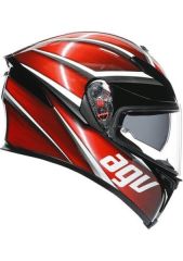 Agv K5 S Multi Plk Tempest Black Red Kapalı Kask