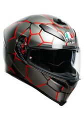 Agv K5 S Multi Vulcanum Red Kapalı Kask
