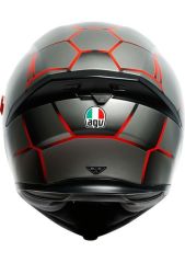 Agv K5 S Multi Vulcanum Red Kapalı Kask