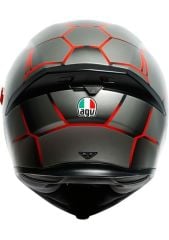 Agv K5 S Multi Vulcanum Red Kapalı Kask