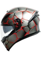 Agv K5 S Multi Vulcanum Red Kapalı Kask