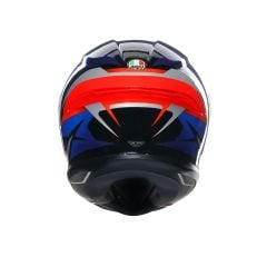 Agv K6 S Slashcut Blue Red Kapalı Kask