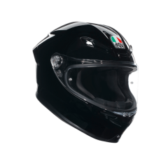 Agv K6 S Black Mono Kapalı Kask